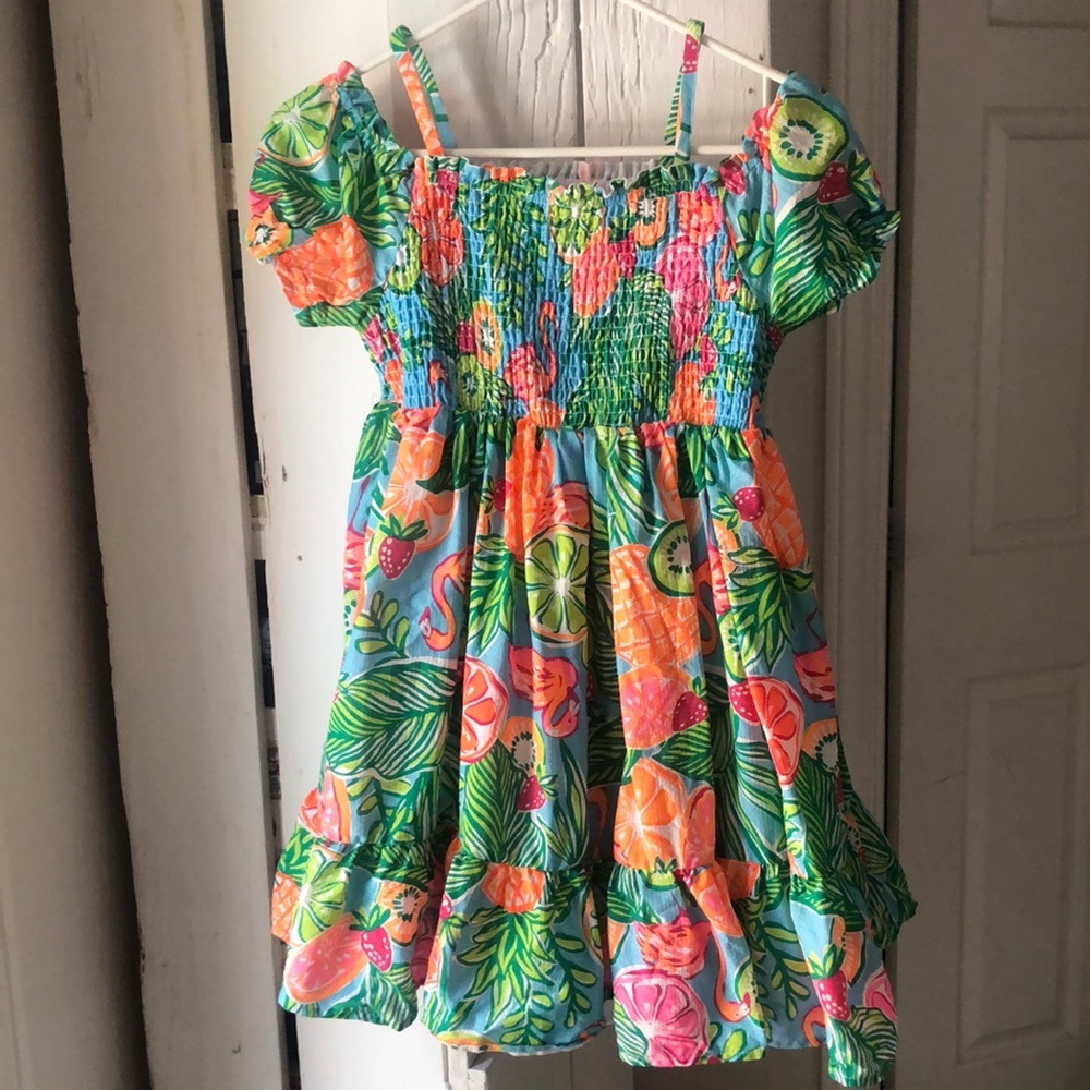 C&C California kids flamingo dress